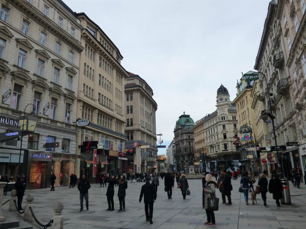 WENEN - de straat Graben in de binnenstad