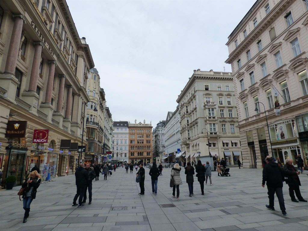WENEN - de straat Graben in de binnenstad