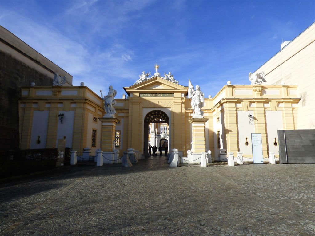 MELK - de toegangspoort van de abdij van Melk (Stift Melk)
