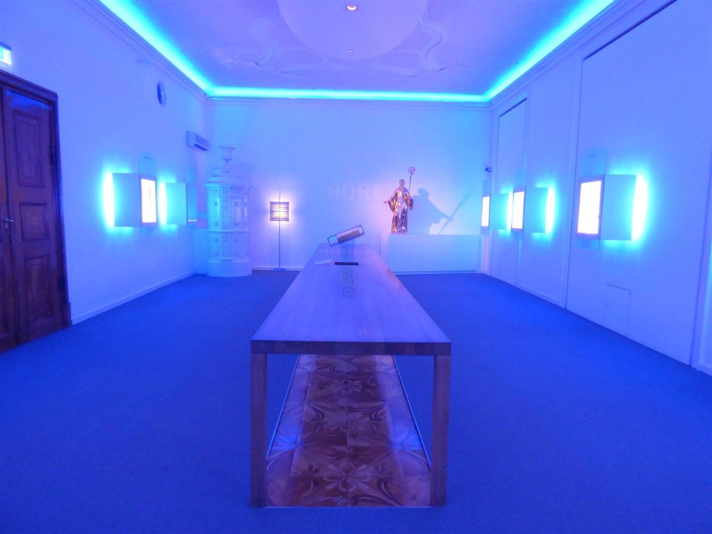 MELK - de blauwe kamer in het museum van de abdij van Melk (Stift Melk)
