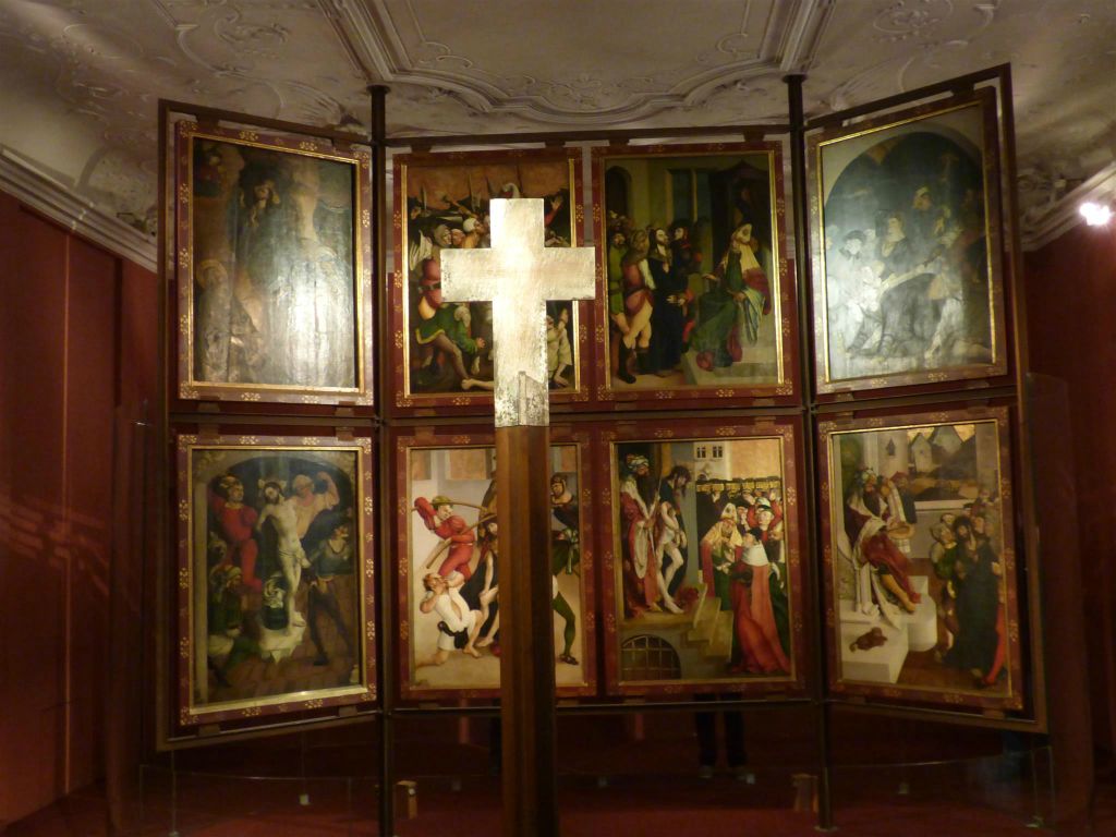 MELK - een aantal schilderijen in het museum in de abdij van Melk (Stift Melk)