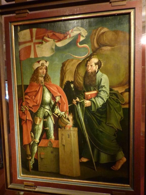 MELK - een schilderij in het museum in de abdij van Melk (Stift Melk)