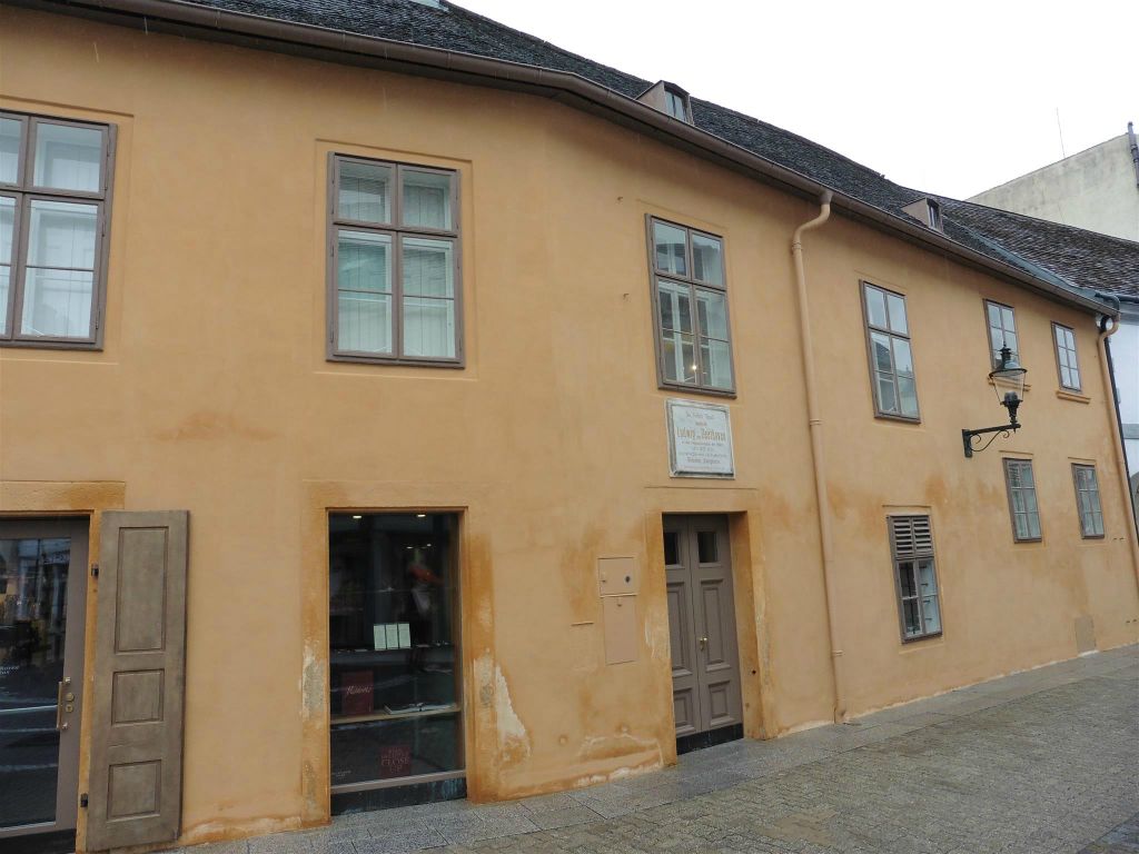 BADEN - het Beethoven haus, het huis waar Ludwig van Beethoven in de zomermaanden van 1821-1823 verbleef