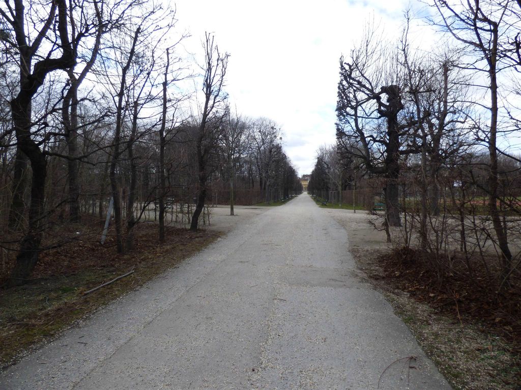 WENEN - een gedeelte van het openbare park Augarten