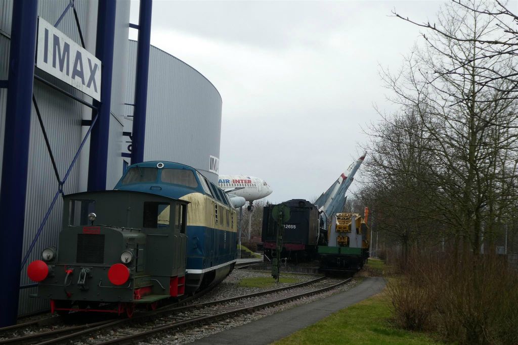 SPEYER - enkele treinen bij het Technik museum Speyer