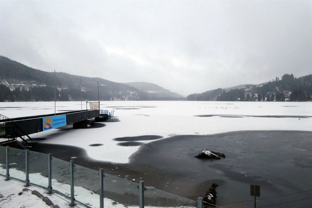 TITISEE - uitzicht over het meer Titisee