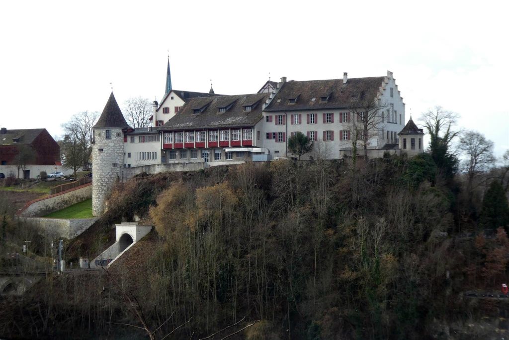 SCHAFFHAUSEN (ZWITSERLAND) - de burcht Munot uit 1589
