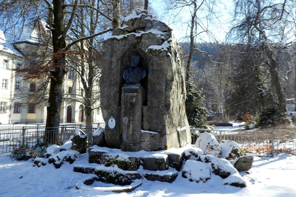 ST. BLASIEN - een monument ter ere van fabriekseigenaar Ernst Friedrich Krafft (1823-1898)