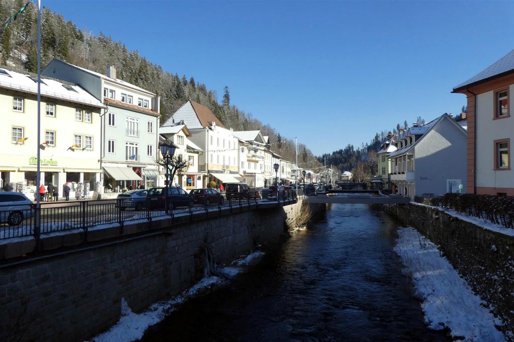 ST. BLASIEN - de rivier de Alb in het centrum