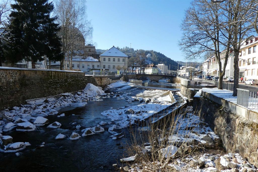ST. BLASIEN - de rivier de Alb in het centrum