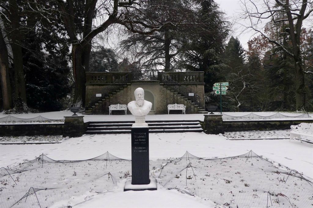 MAINAU - een standbeeld ter ere van groothertog Frederik I van Baden (1826-1907)