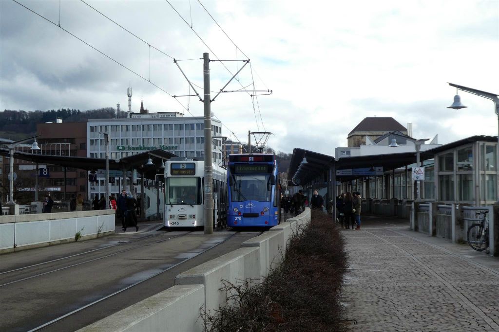 FREIBURG - een tramstation